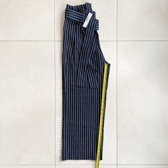 NWT J.Crew Point Sur Paper Bag Striped Pants - Picture 11 of 16